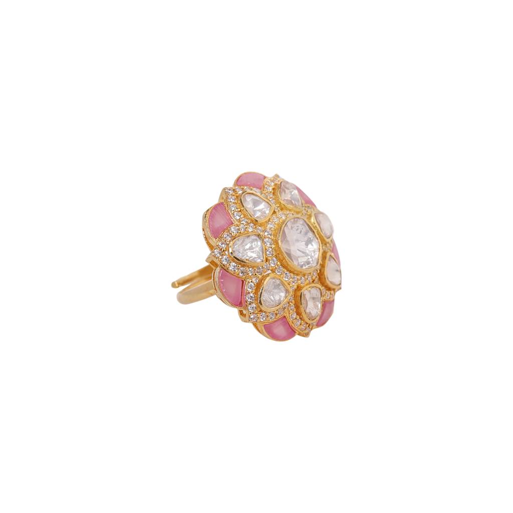Moissanite Polki Ring 9 : PJ129
