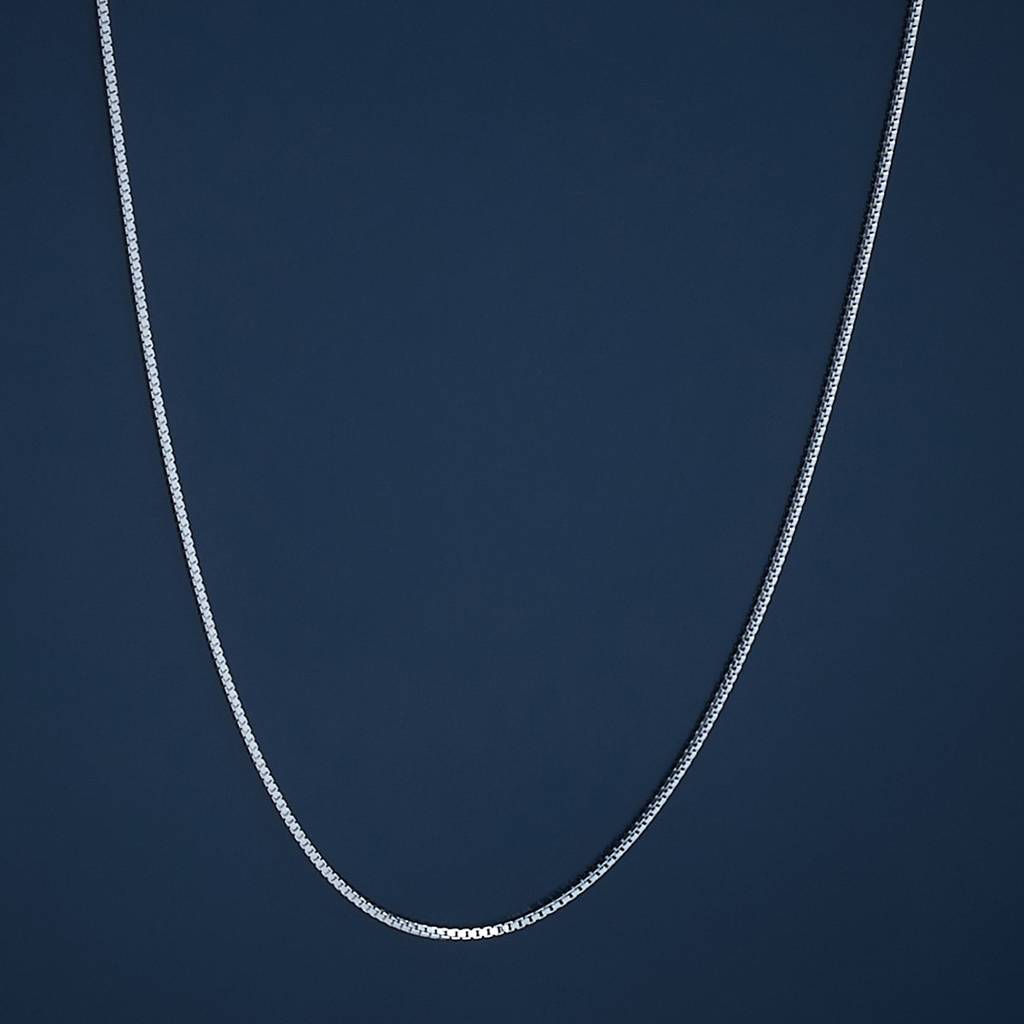 Rhodium Plated - Office Wear Silver Chain - 437539 : 437539