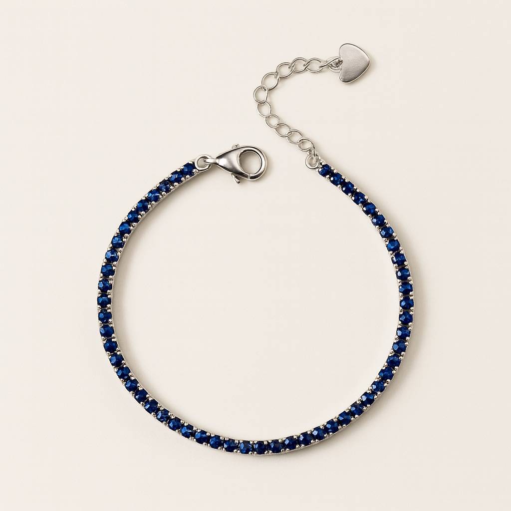 2Mm Sapphire Tennis Bracelet : 2MMSAPPHIRETENNISBRACELET