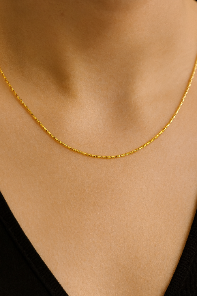 Diamond Cut Box Chain - 18K Gold Plated : PDTTT068