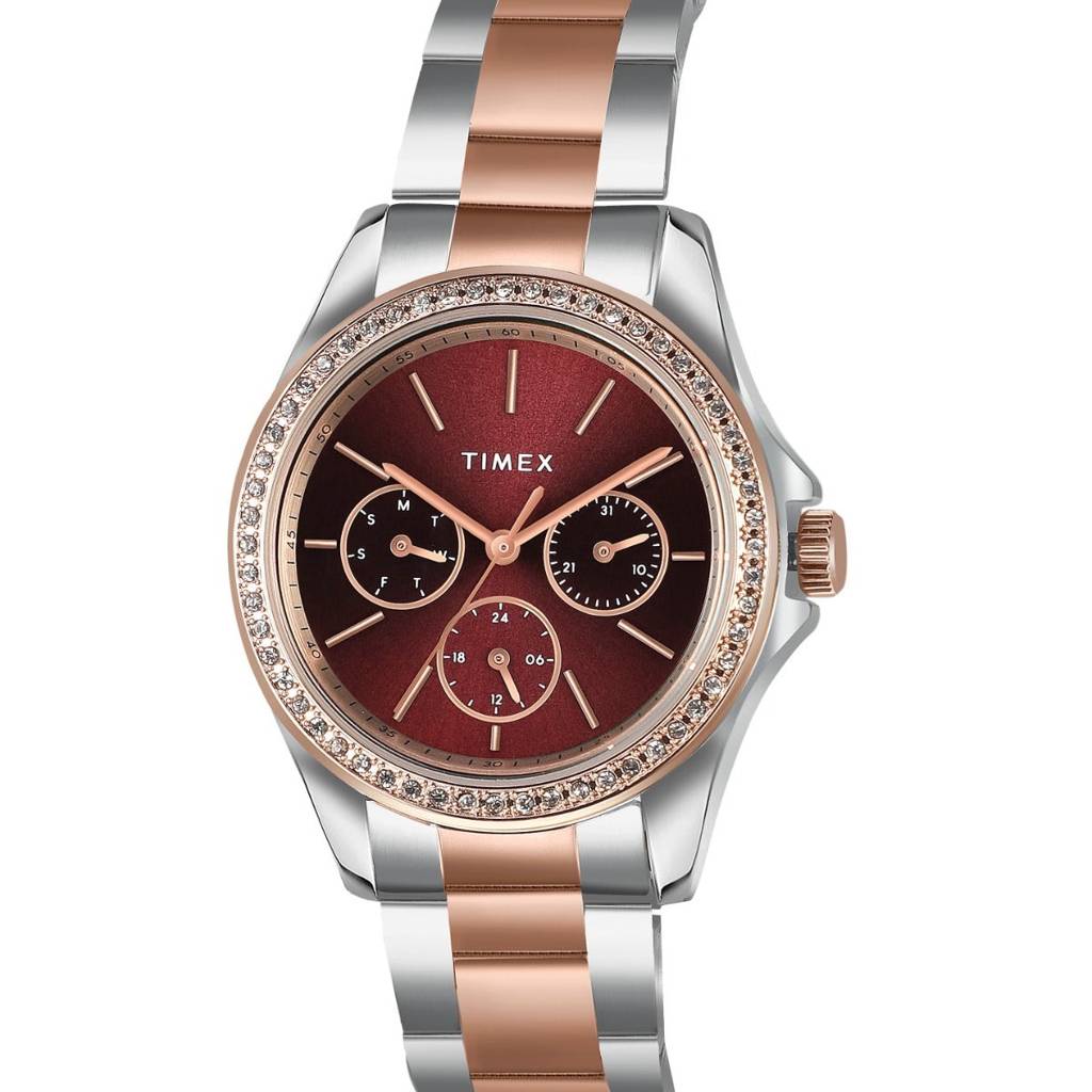 Timex Round 36Mm Dial Analog Women Watch - Tw000Z401 : TW000Z401