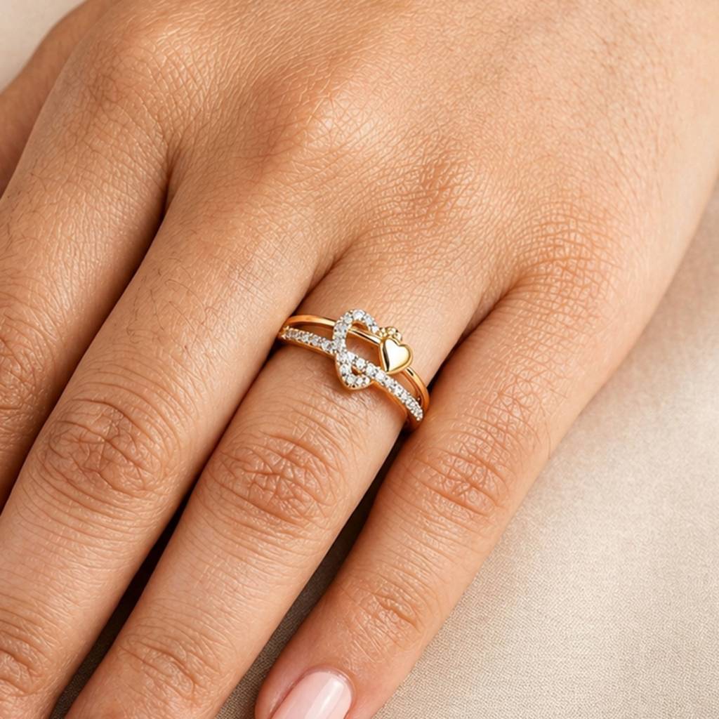 Trendy Everyday Wear Gold Anti-Tarnish Ring For Women : HSPS60MB1819