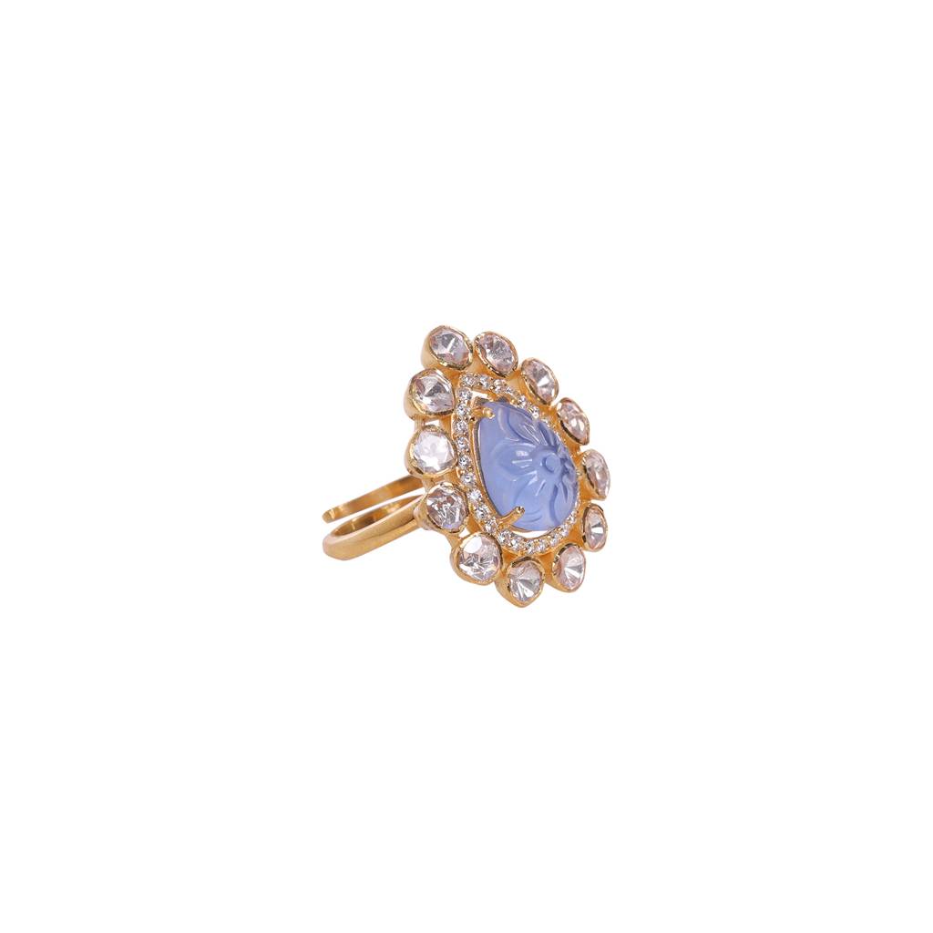Moissanite Polki Ring 1 : PJ110