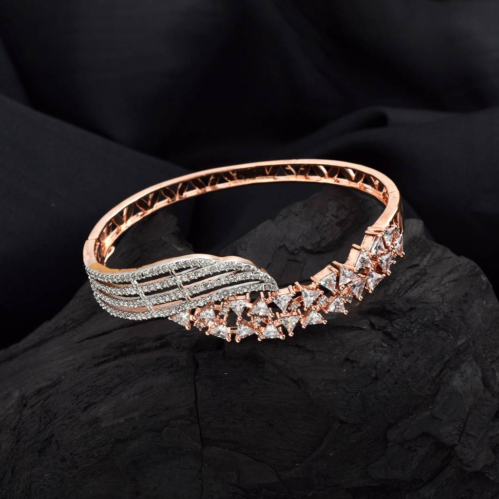 Diva Sparkle Diamond Rose Gold Bracelet : PJBRCRGCZ185