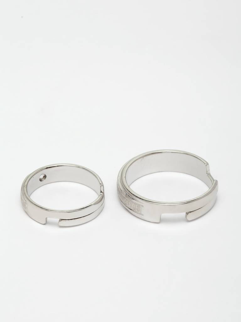 Pure 925 Sterling Silver Eternity Adjustable Couple Band For Men And Women : CSCPLR6_MF