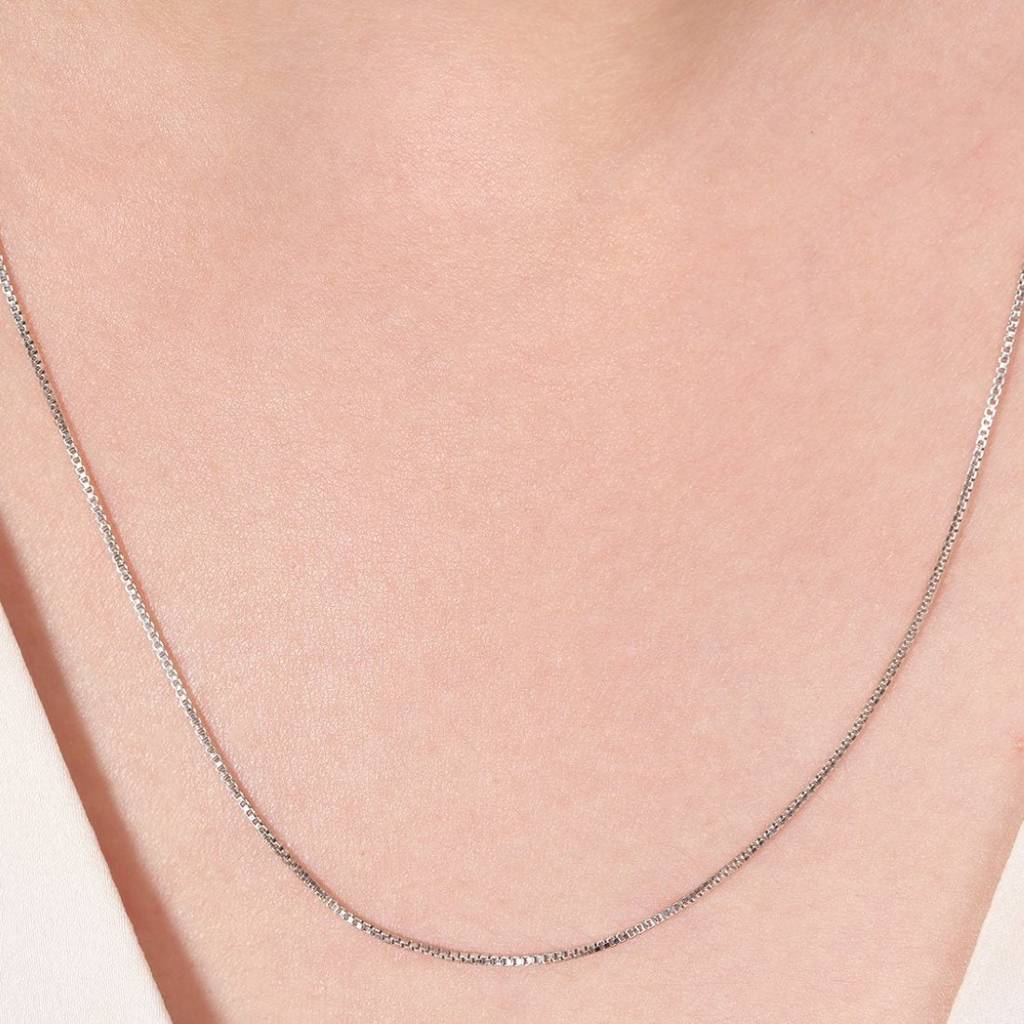 Silver Box 925 Silver Chain : CH-10002