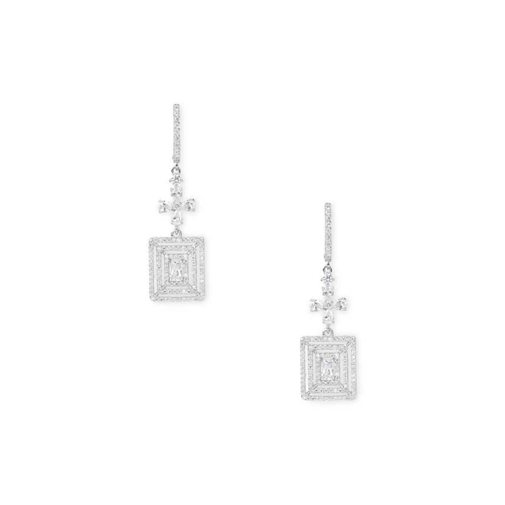 Floral Drop Earrings : CS13W