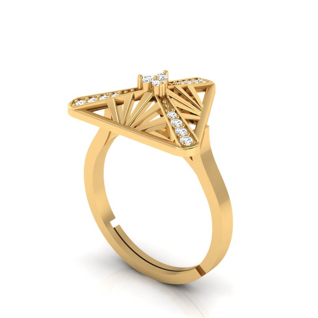 Larine Designer Silver Ring
