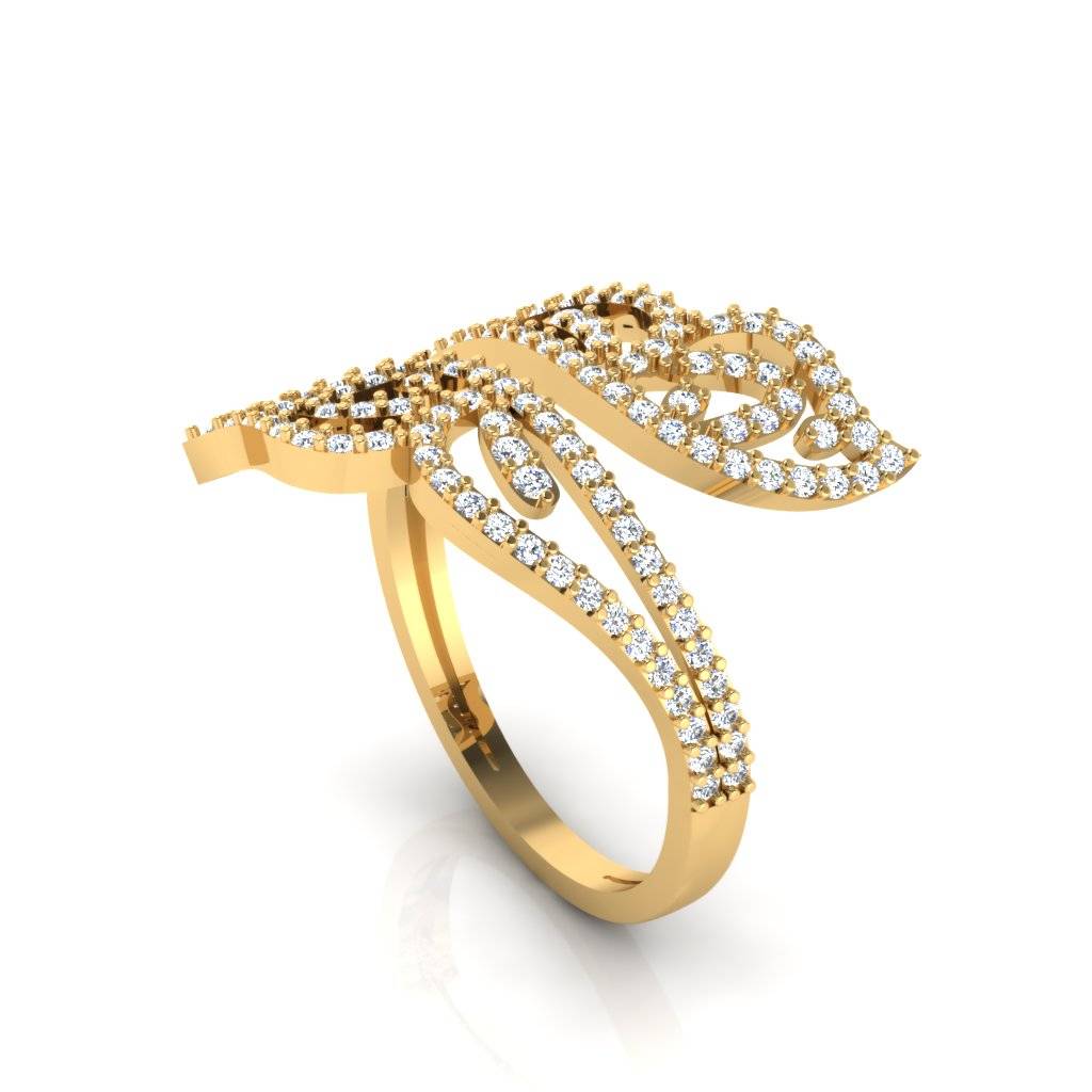 Cyra Designer Silver Ring
