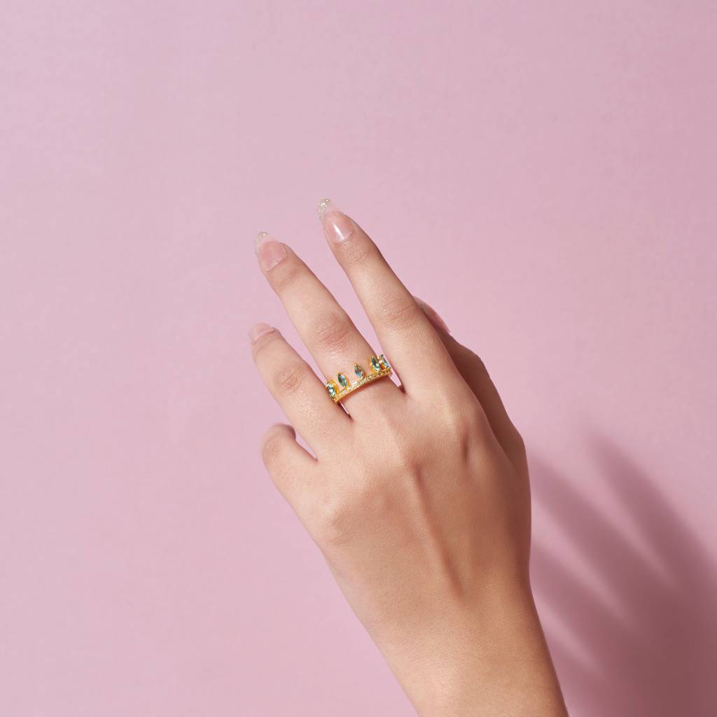 2 In 1 Baguette Diamond Ring-6 : RC22464-6