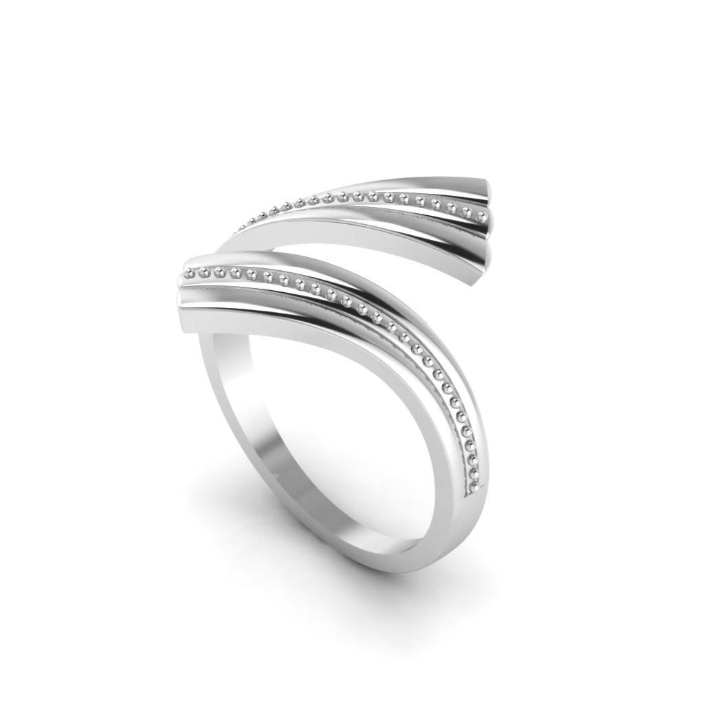 Aura Designer Silver Ring