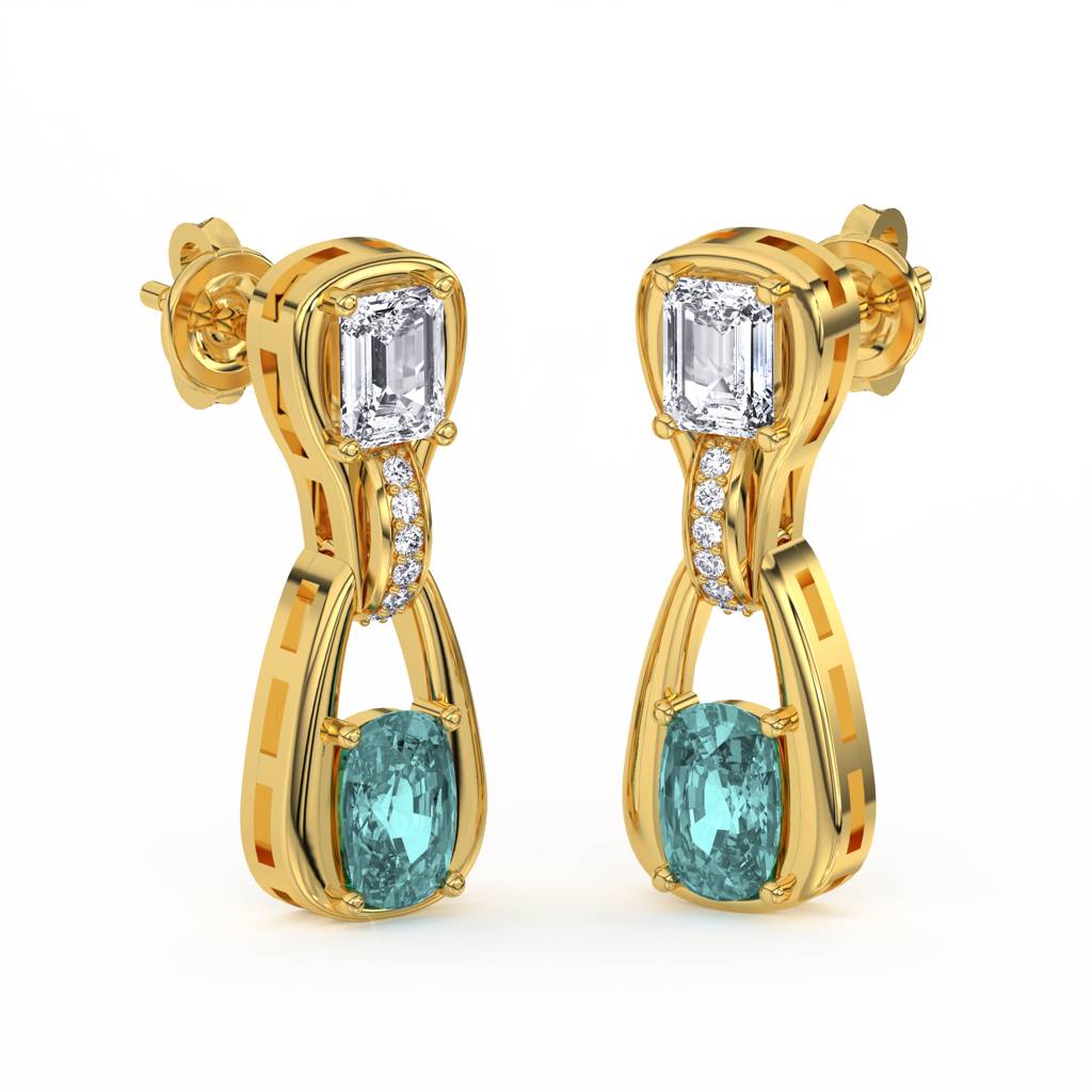 Nora Topaz Earrings : ER_530_24
