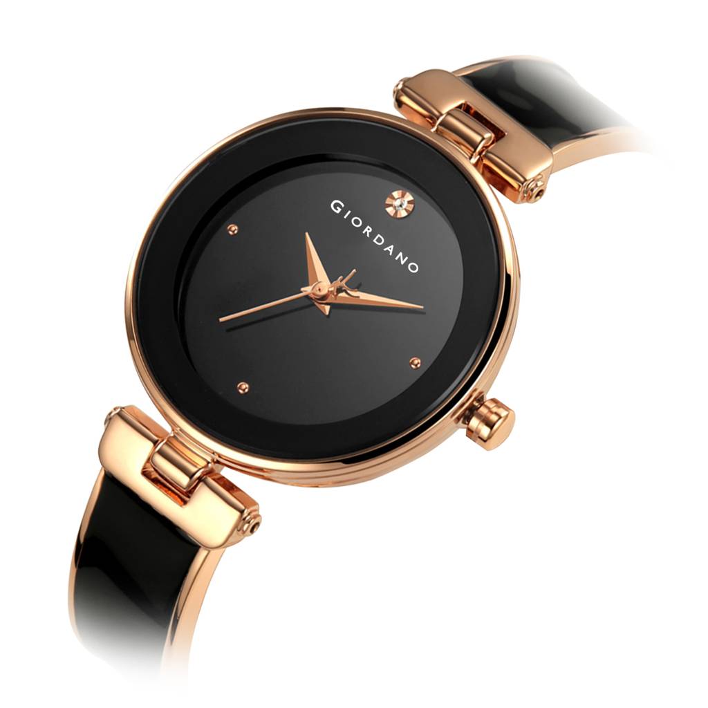 Giordano Designer Analog Watch For Women Â Glossy Round Dial & Bracelet Style Stainless Steel Strap-Gz-60099 : GZ-60099-11