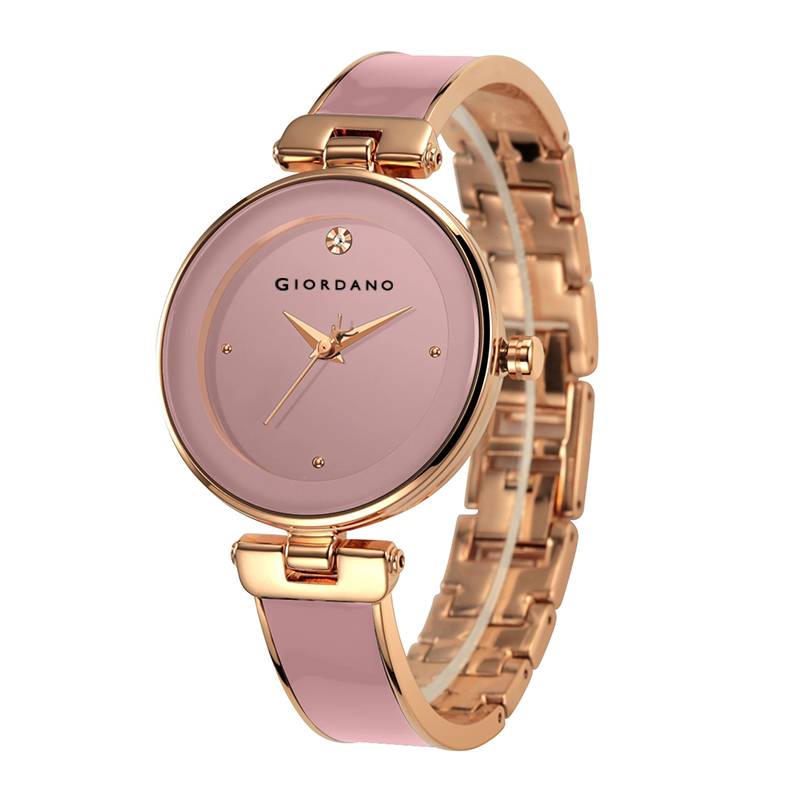 Giordano Designer Analog Watch For Women Â Glossy Round Dial & Bracelet Style Stainless Steel Strap-Gz-60099 : GZ-60099-22