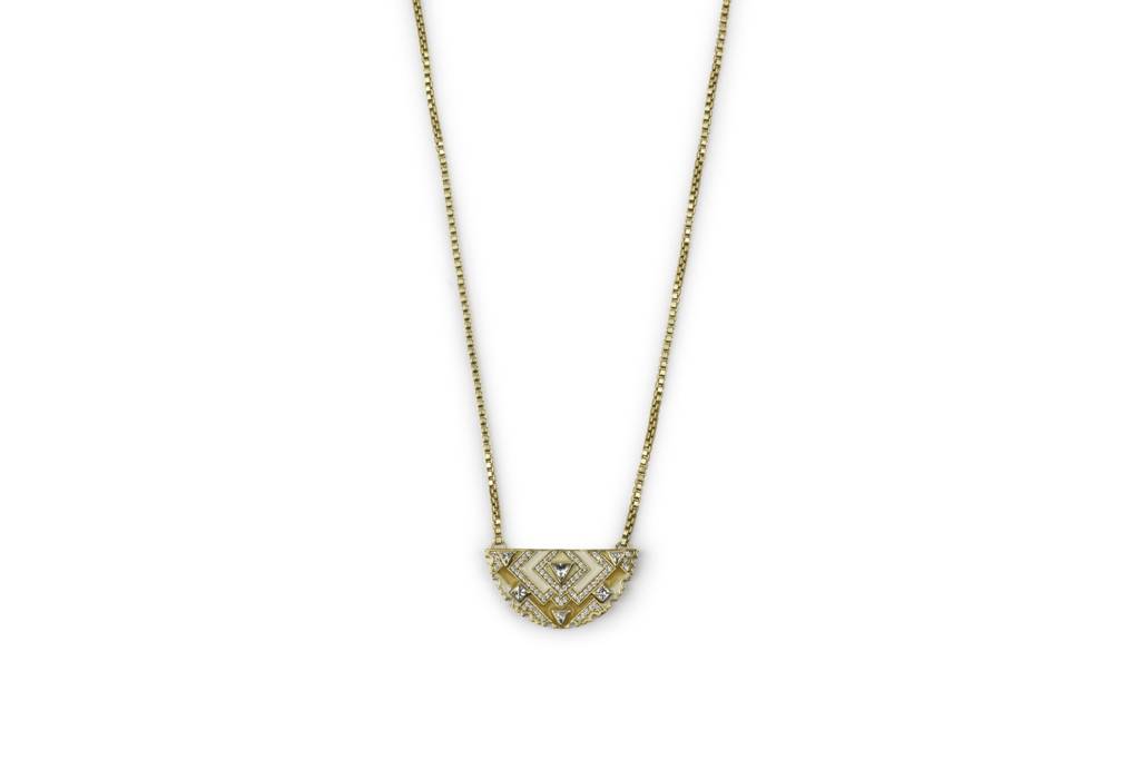 Amelia Crescent Necklace : 3076