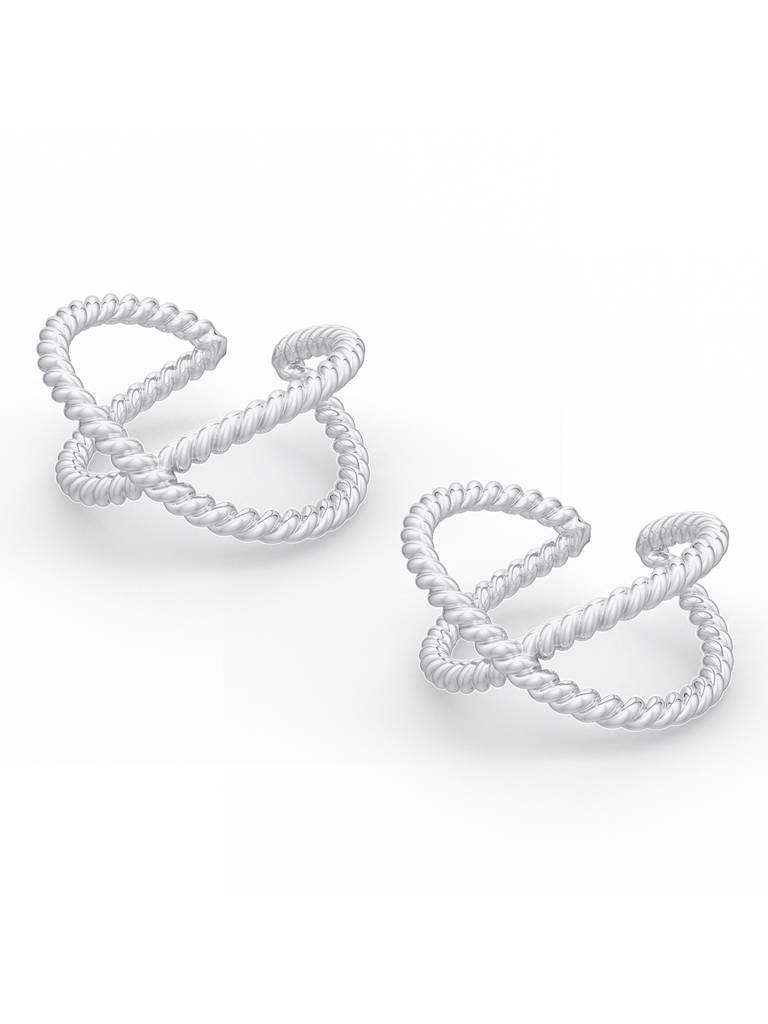 Twisted Wire Sterling Silver Toe Ring : U100SO010TR0119