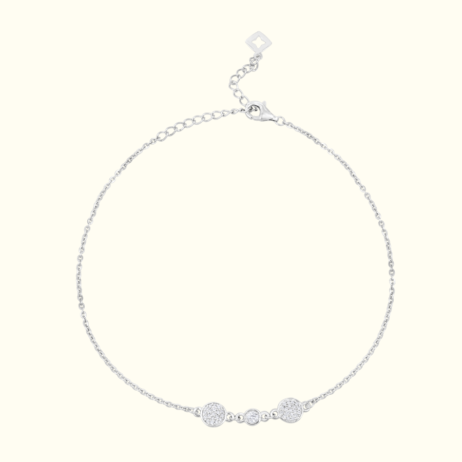 Circle Of Hope Silver Anklet : 04-SMAT