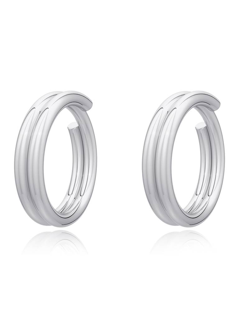 Dual Spiral Sterling Silver Toe Ring : U100SO005TR0238
