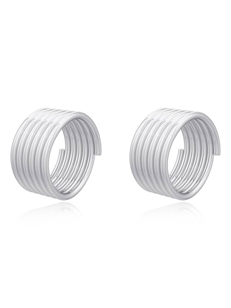 Silver Spring Toe Ring( Pair) : U100SO009TR0080