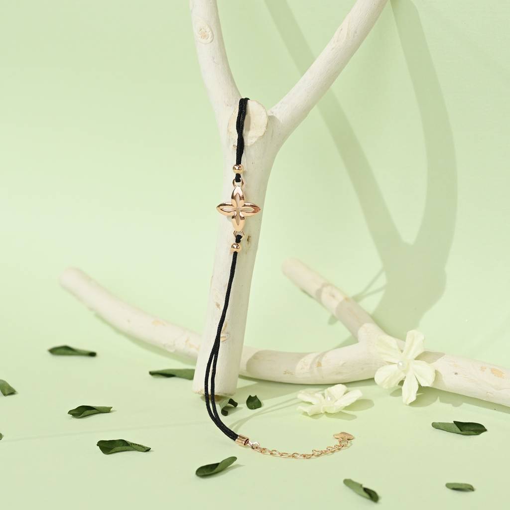 Stone Studded Flower Bracelet : ERLB406