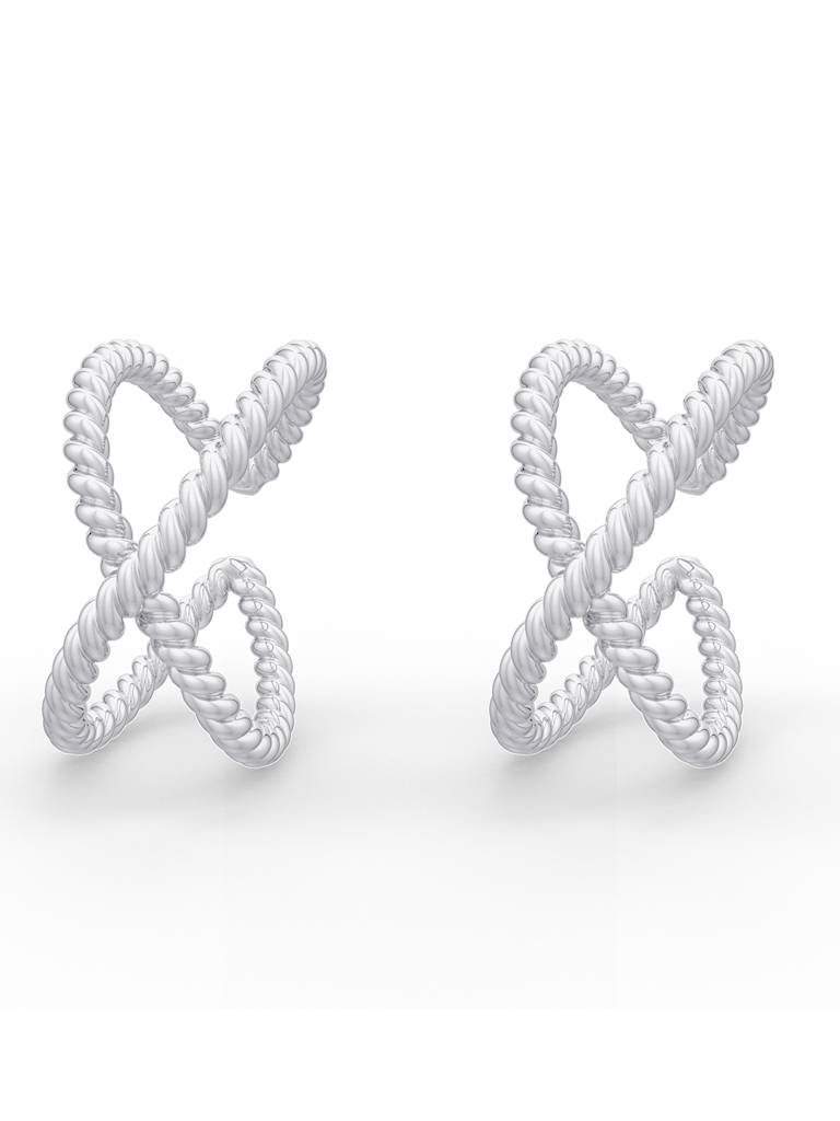 Twisted Wire Sterling Silver Toe Ring : U100SO010TR0119