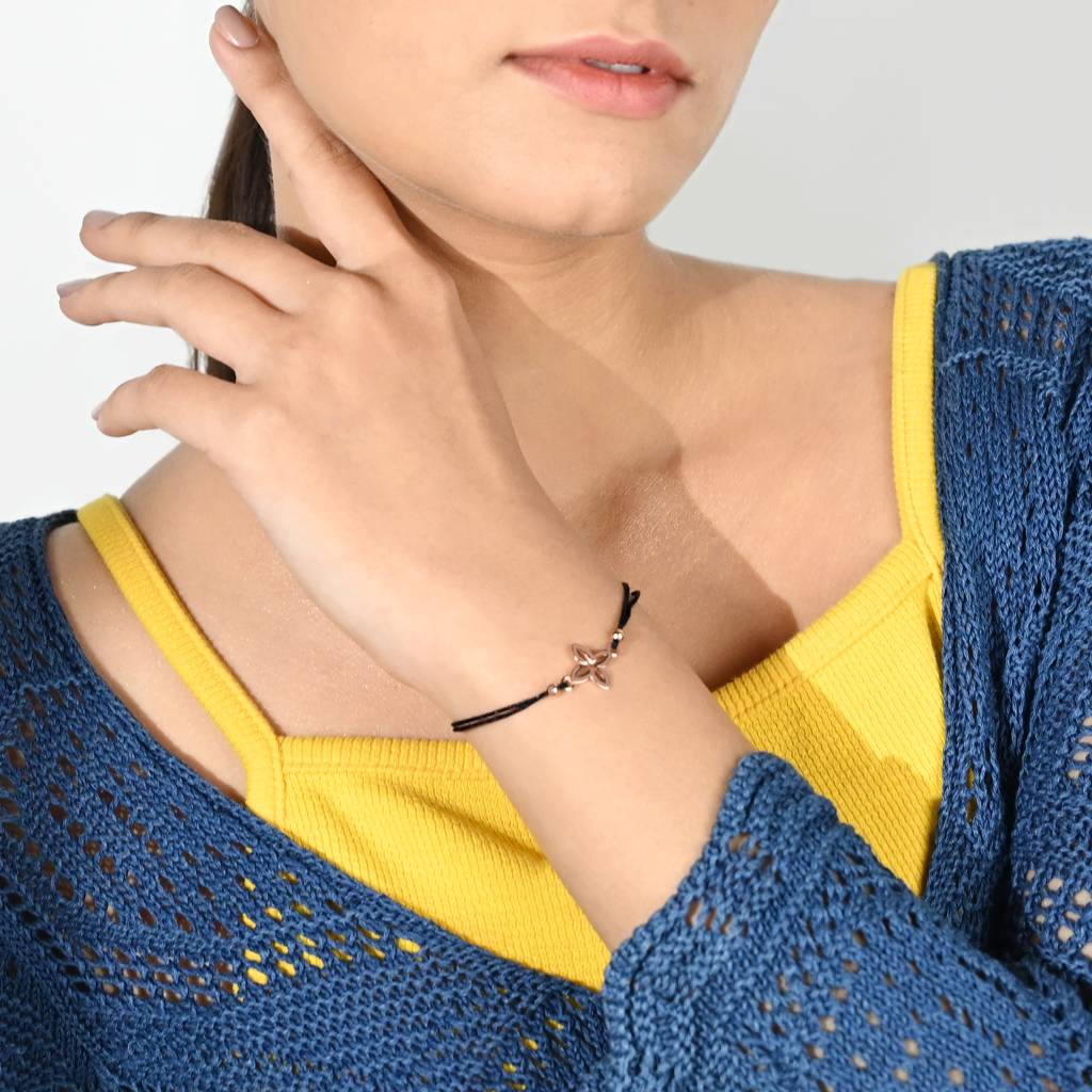 Stone Studded Flower Bracelet : ERLB406