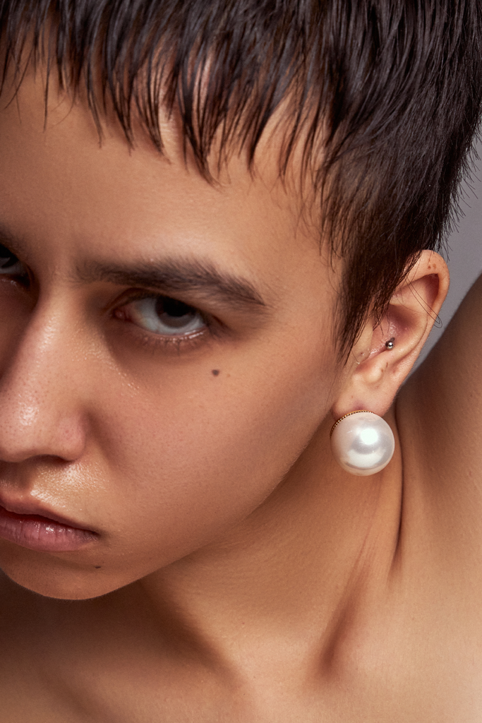 Talk Of The Town | 20 Mm Pearl Studs : PR-128