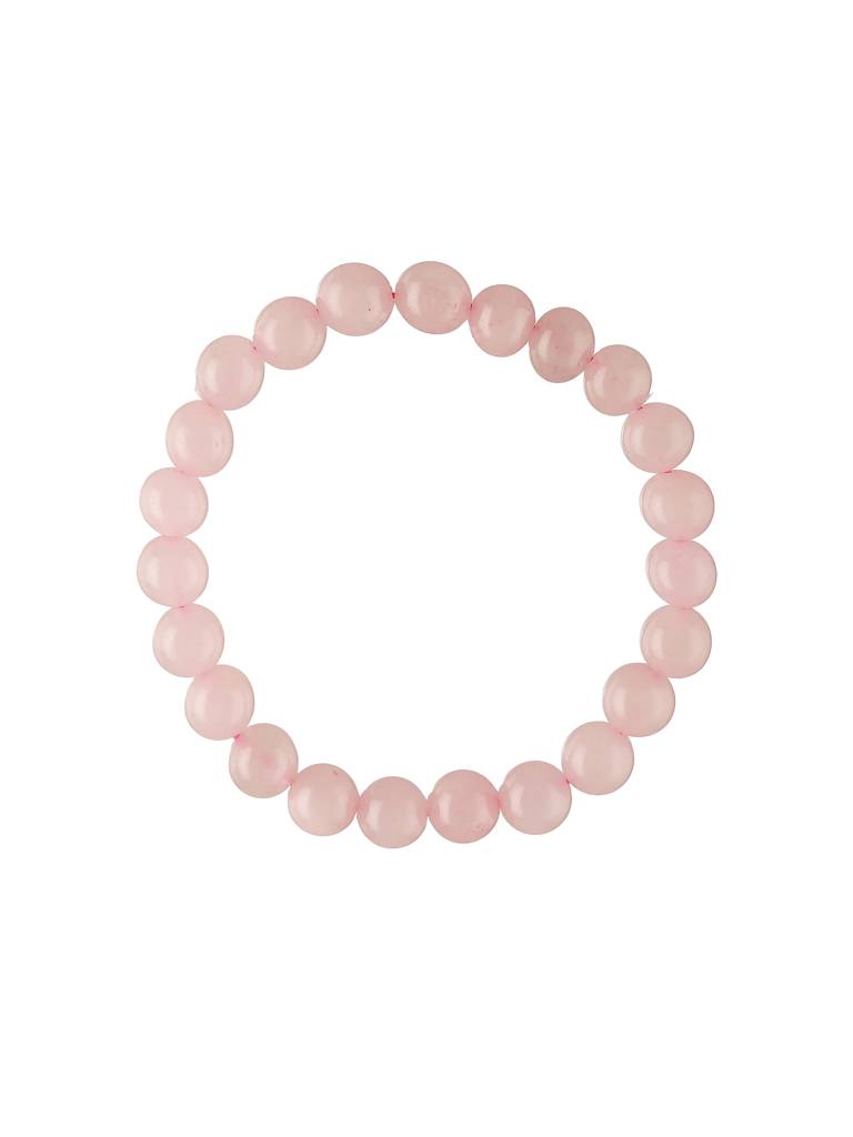 Rose Quartz Crystal Bracelet For Love & Positive Energy : STBR8226
