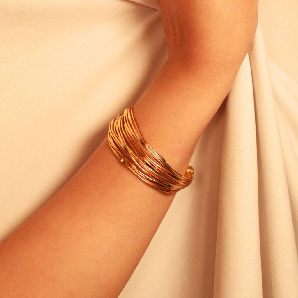 Chunky Streak Arm Cuff : EKCSAC