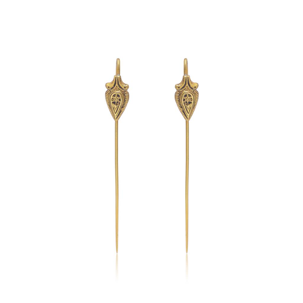 925 Sterling Silver Traditional Ear Cuffs-3754 : 3754