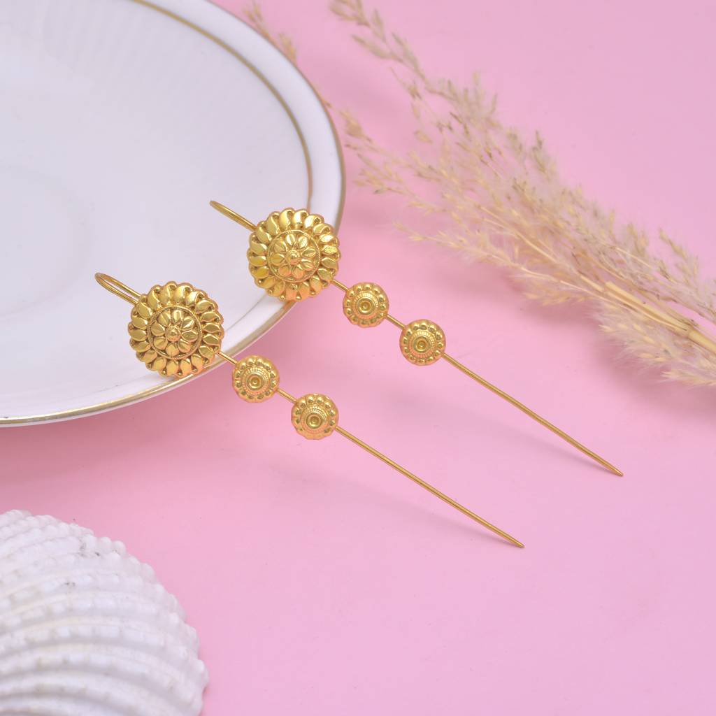 925 Sterling Silver Traditional Ear Cuffs-3756 : 3756