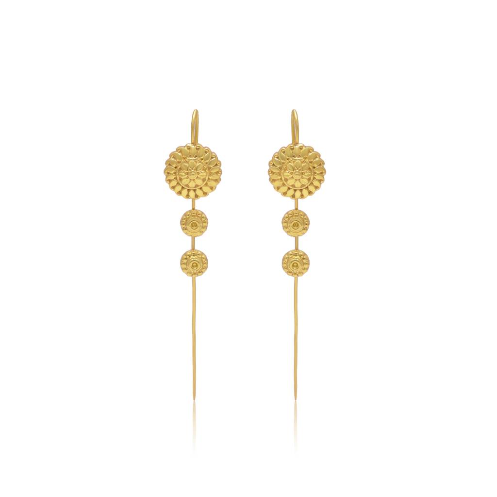 925 Sterling Silver Traditional Ear Cuffs-3756 : 3756