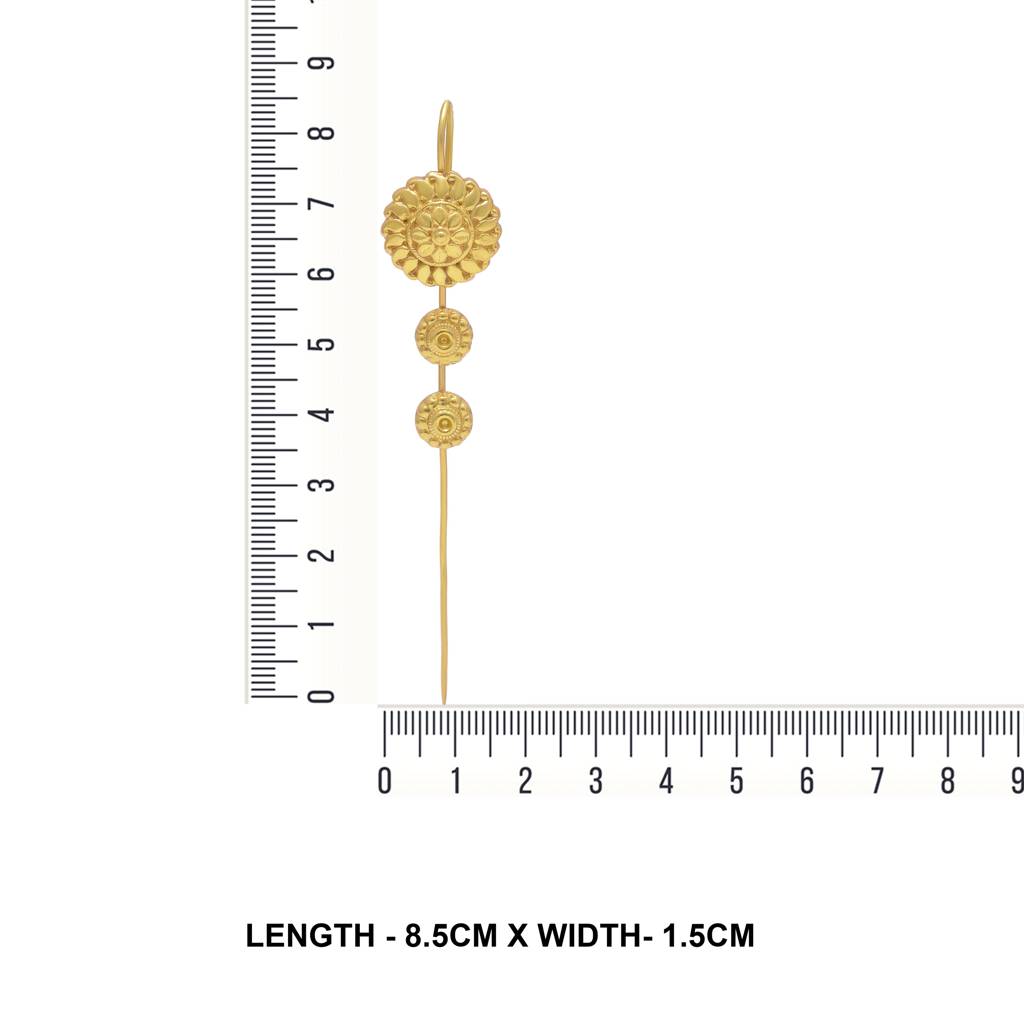 925 Sterling Silver Traditional Ear Cuffs-3756 : 3756