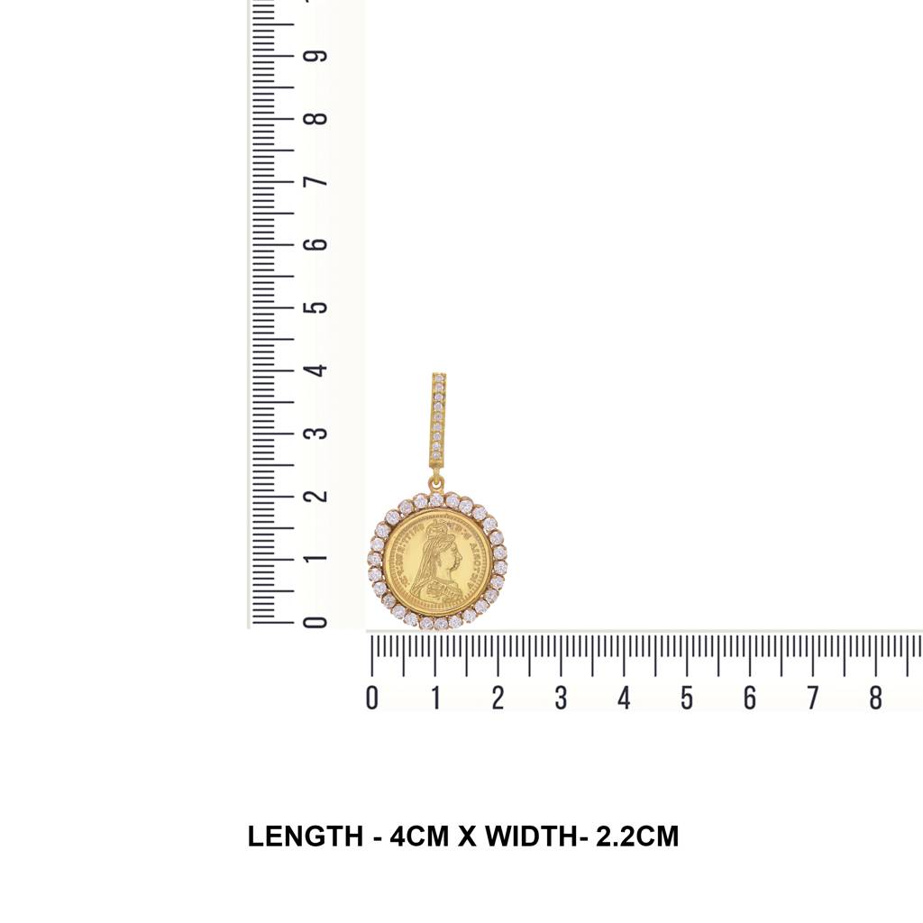 925 Sterling Silver Pendent Set With Cz : 3765