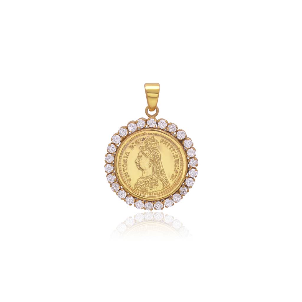925 Sterling Silver Pendent Set With Cz : 3765