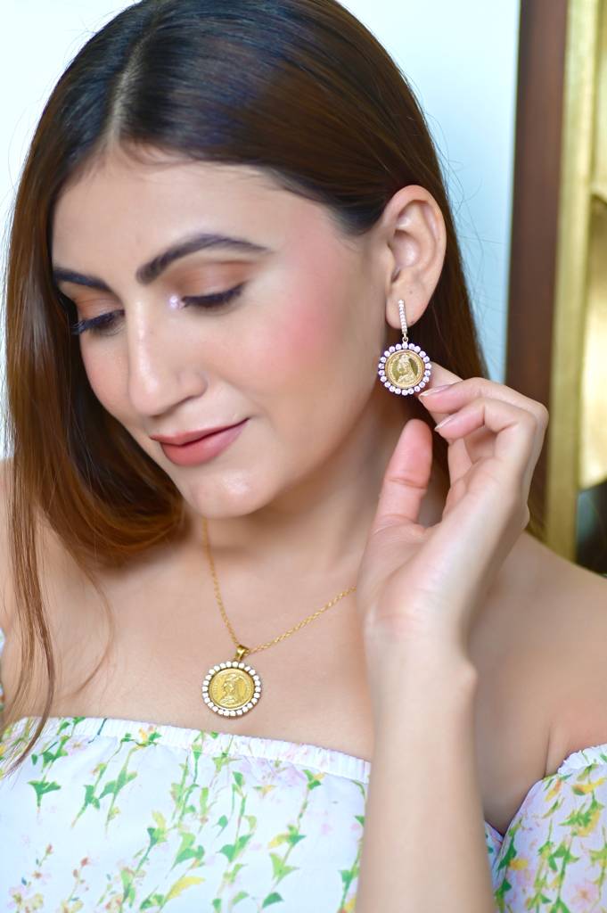 925 Sterling Silver Pendent Set With Cz : 3765