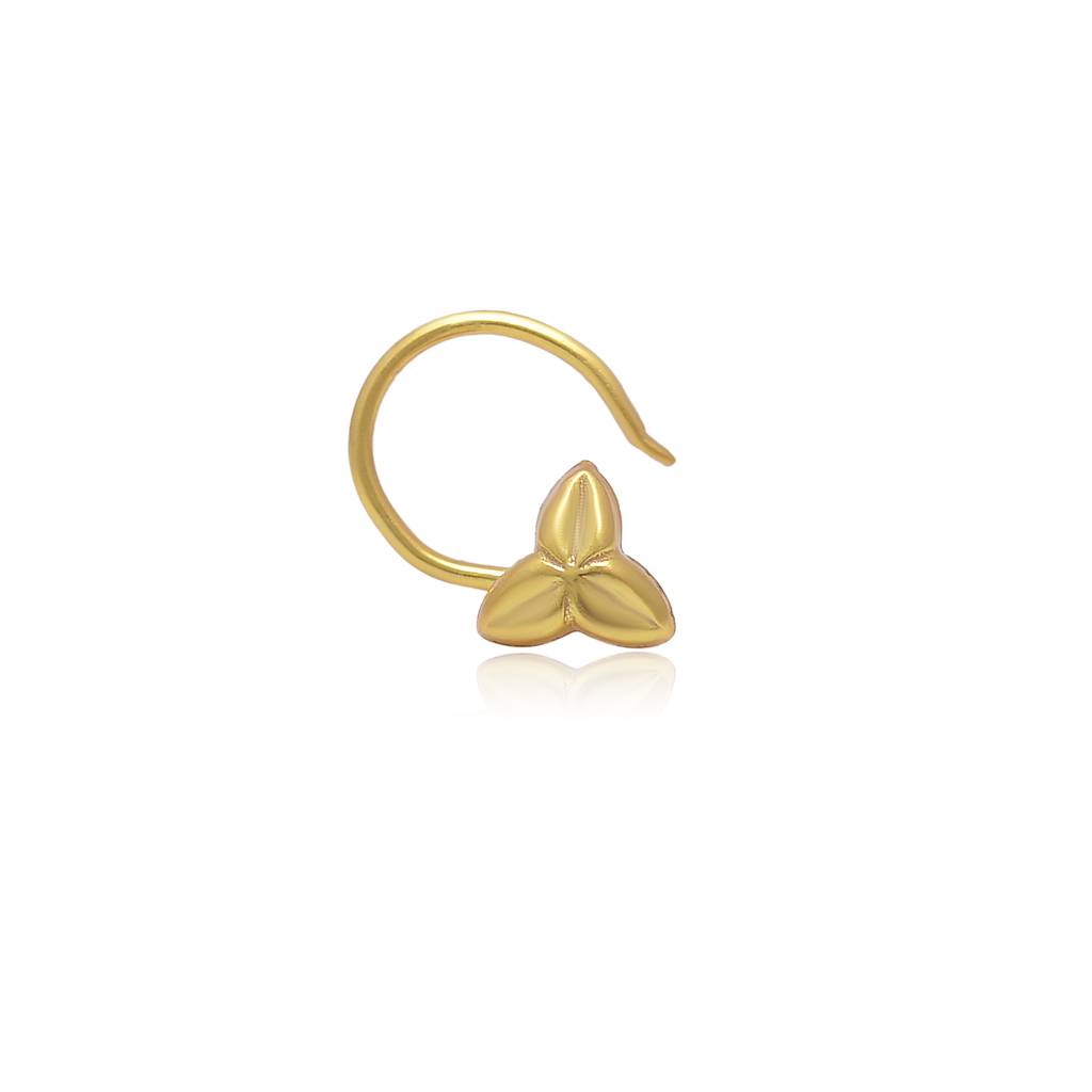 925 Sterling Silver Traditional  Nose Pin -3770 : 3770