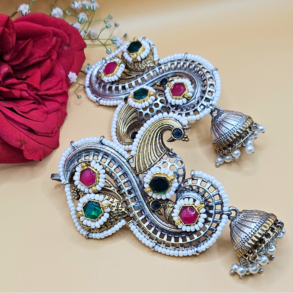 Dandiya Dreams Kundan Ear Cuffs : ER010