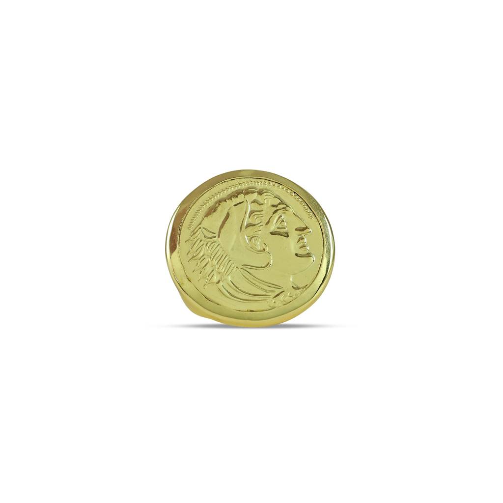 Gladiator Crest Signet Men'S Ring : AVM-18