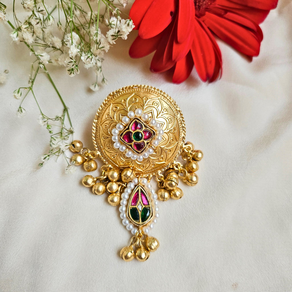 Aisha Kashmir Kaan Chain Jhumka : ER022