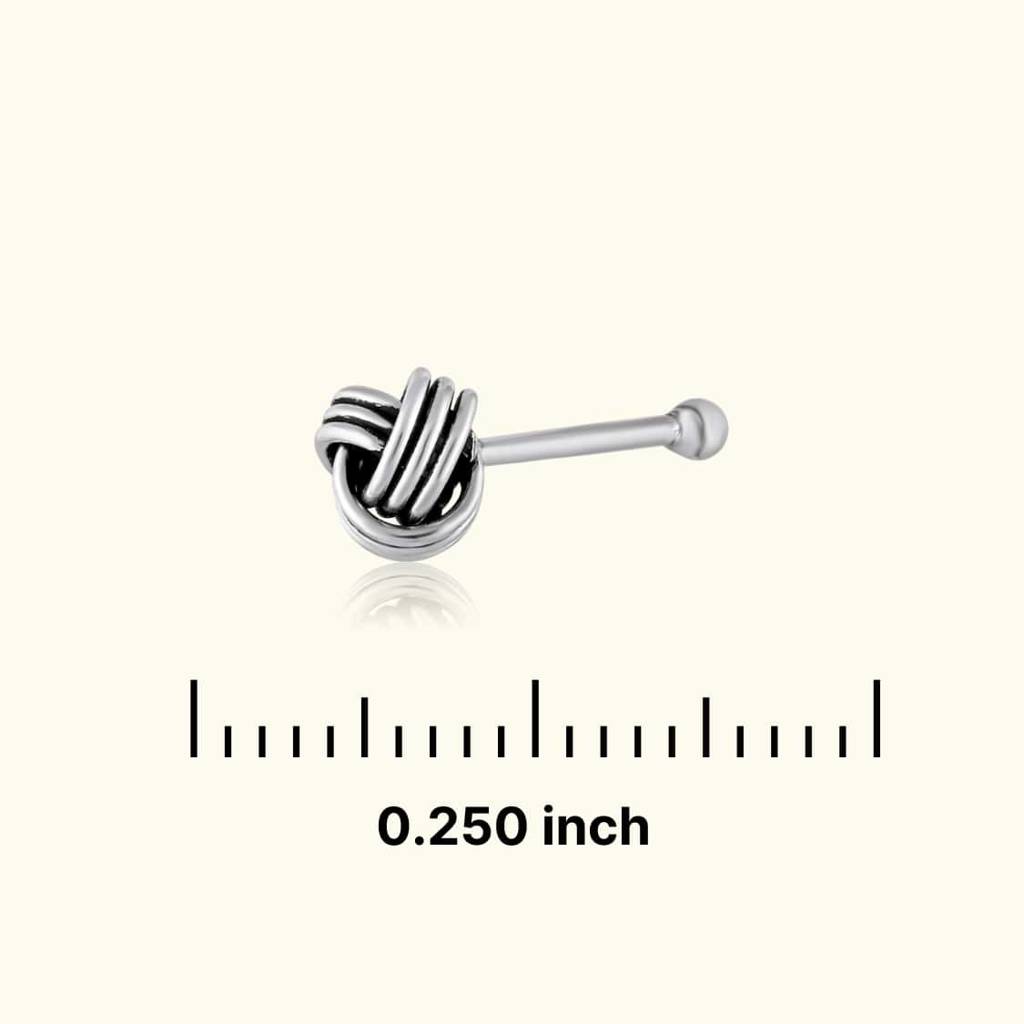 Subtle Charm Silver Nose Pin : 02-SPNP