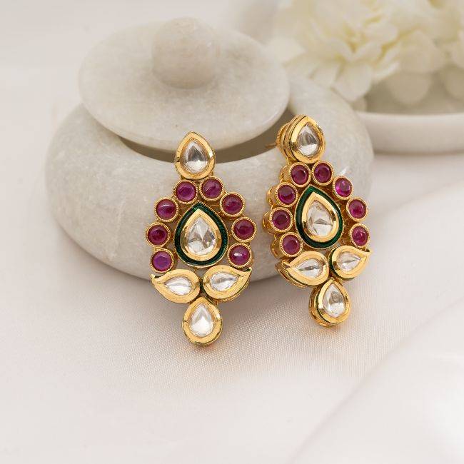 Afreen Kundan Earring : PA-75L