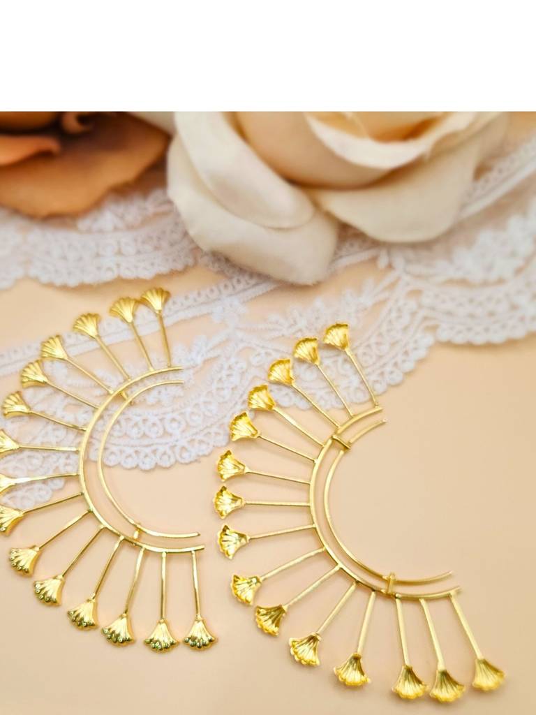 Viana Jewels Surya – Statement Brass Ear Cuff : BA11