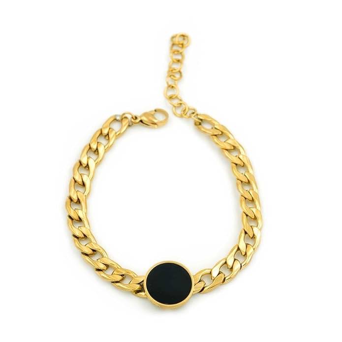 Gold Plated Floral Bracelet For Women & Girls | Chain Bracelet : HSPS60MB0701