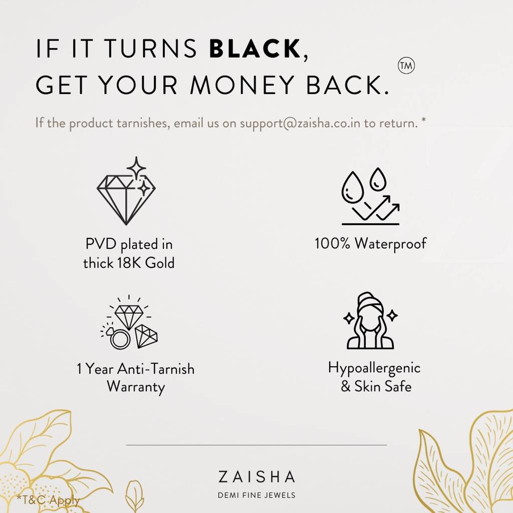 Tesoro Diamond Necklace - 18K Gold Plated : PDTTT064