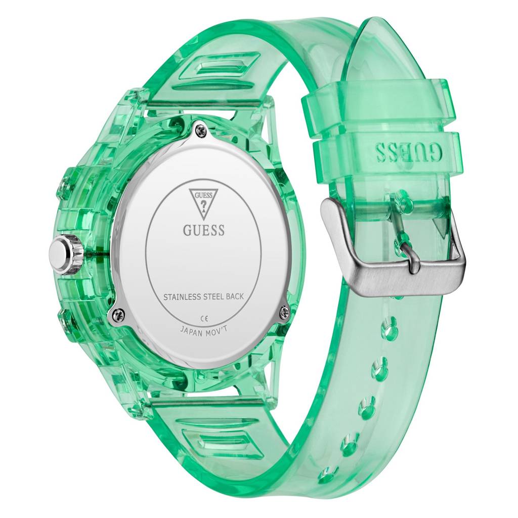 Guess Round 48Mm Green Dial Analog Men Watch - Gw0806G6 : GW0806G6