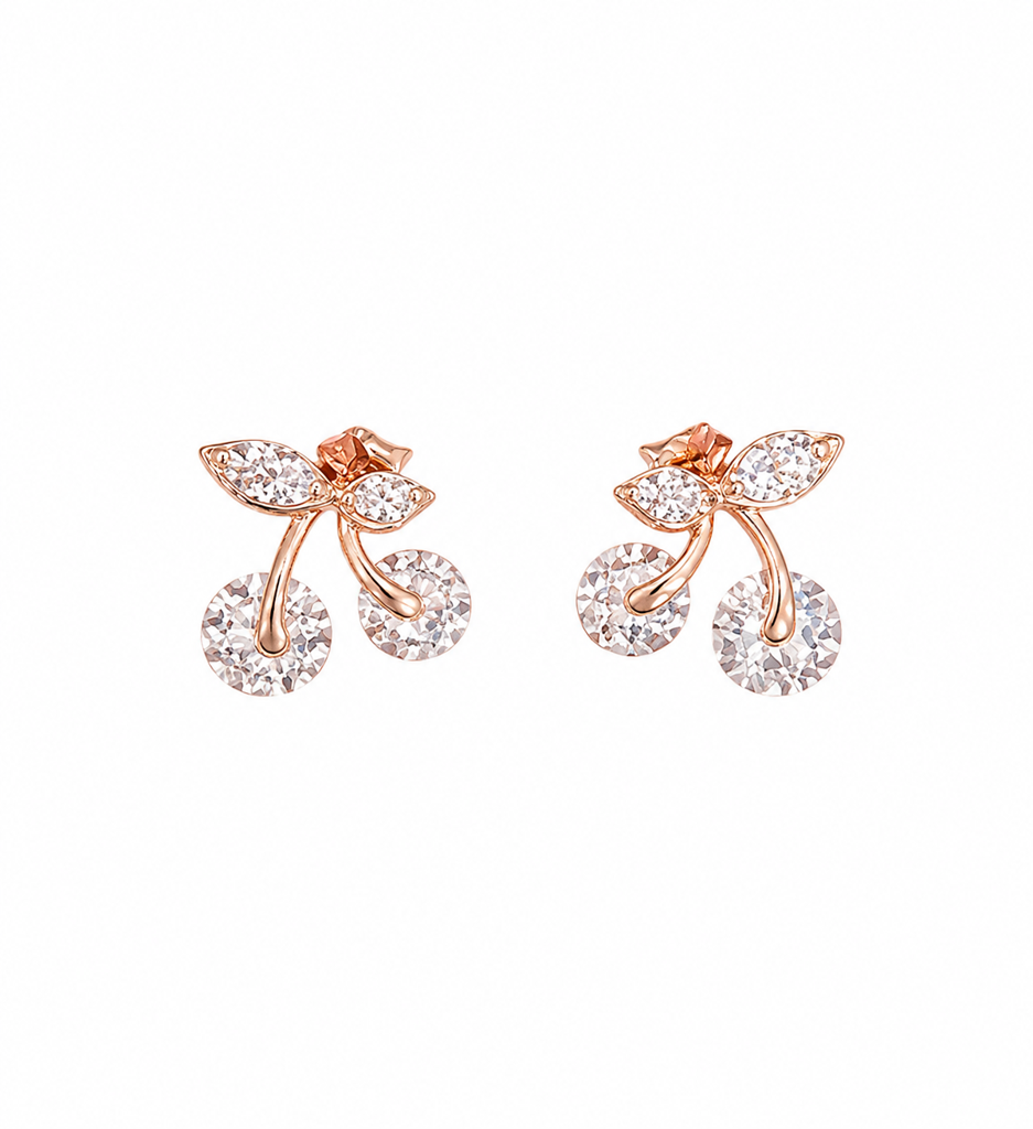 Crystal Cherry Blossom Studs : E147