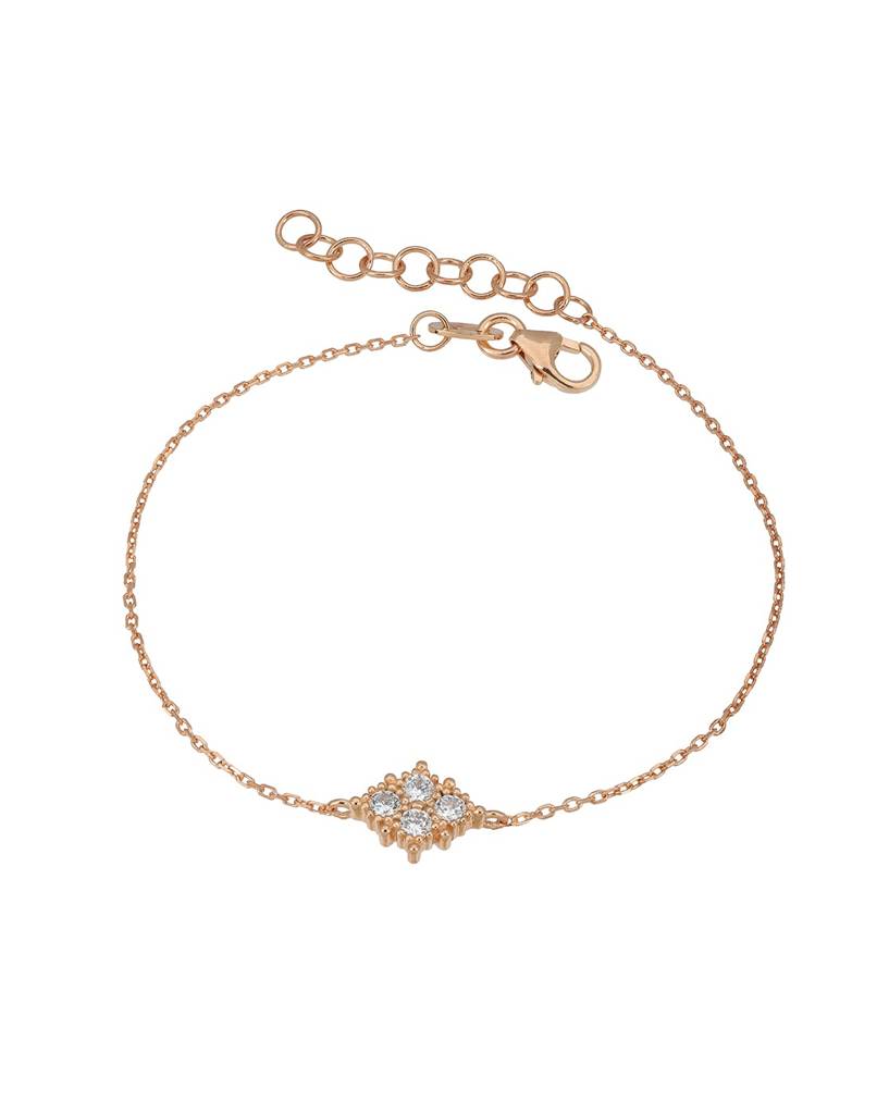18Kt Rose Gold Charm Bracelet : FJB5950