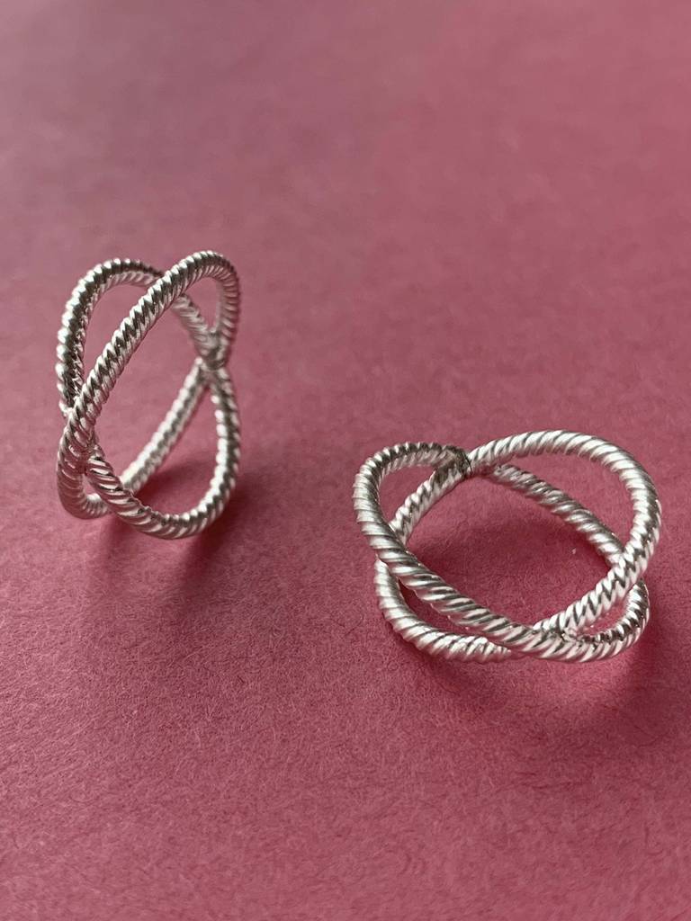 Twisted Wire Sterling Silver Toe Ring : U100SO010TR0119