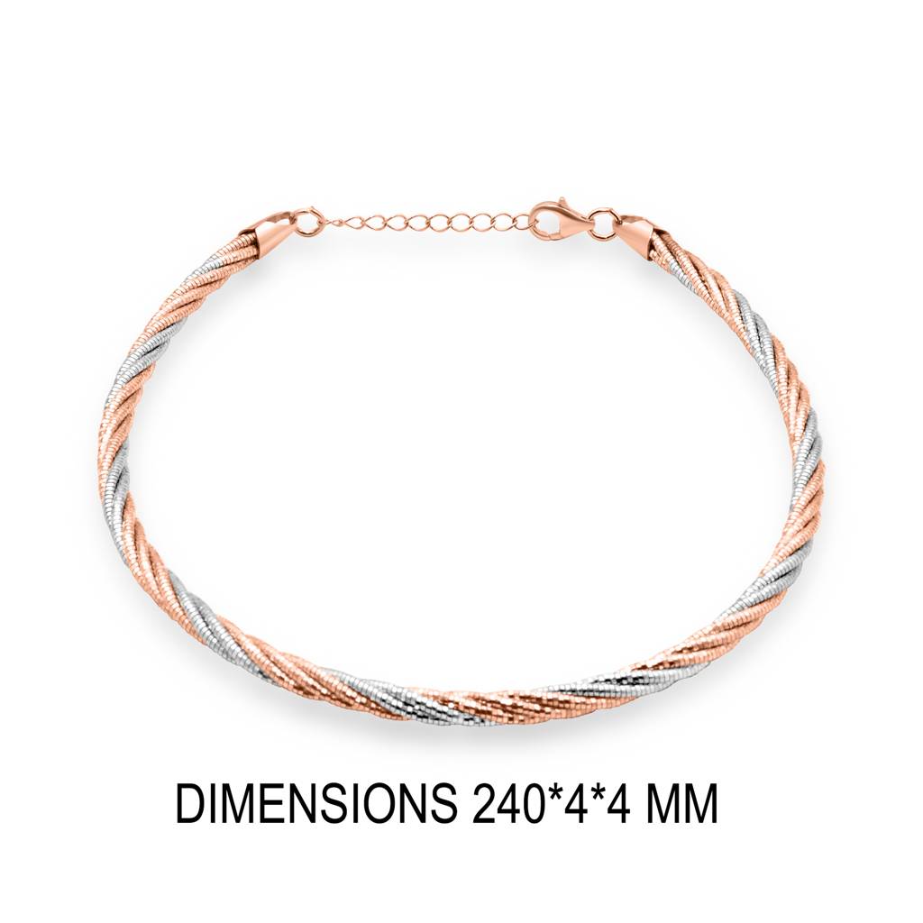 Elegant 925 Sterling Silver Link Anklet Designed For A Chic And Timeless Footwear Accent : AK1020